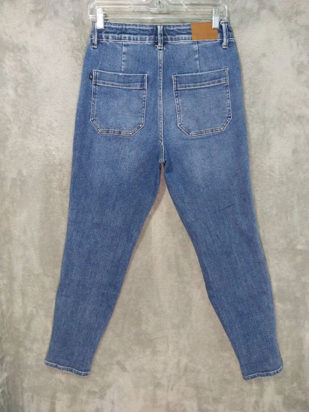 Judy Blue Joggers Womens 7/28 Denim High Waist Stretch Drawstring Medium Wash - Picture 2 of 10